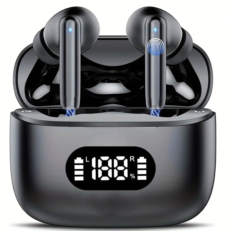 Wireless Earphone 40dB Noise Cancelling Bluetooth 5.3 Headphone...