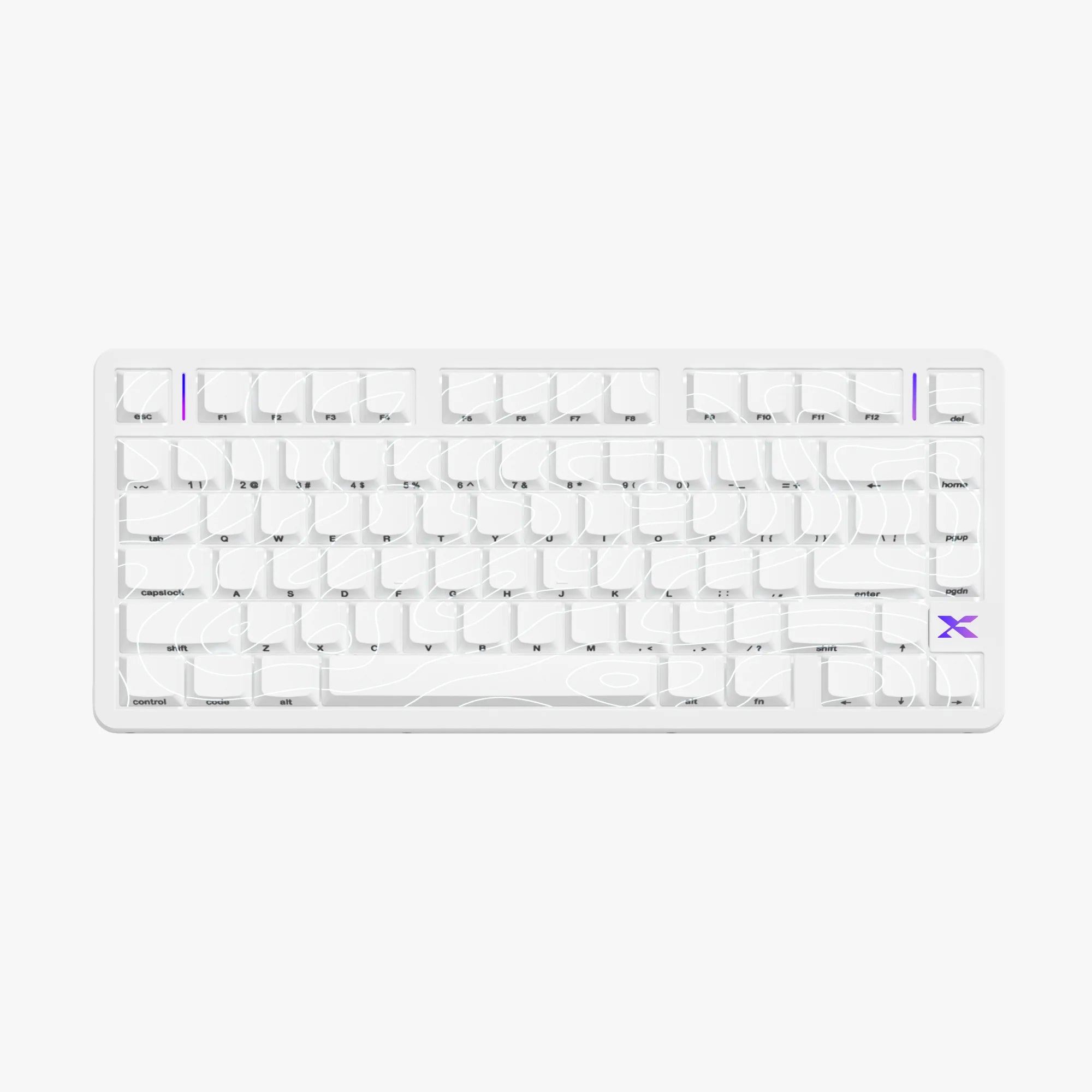 XVX L75 Air Low Profile Wireless RGB Mechanical Keyboard with I...